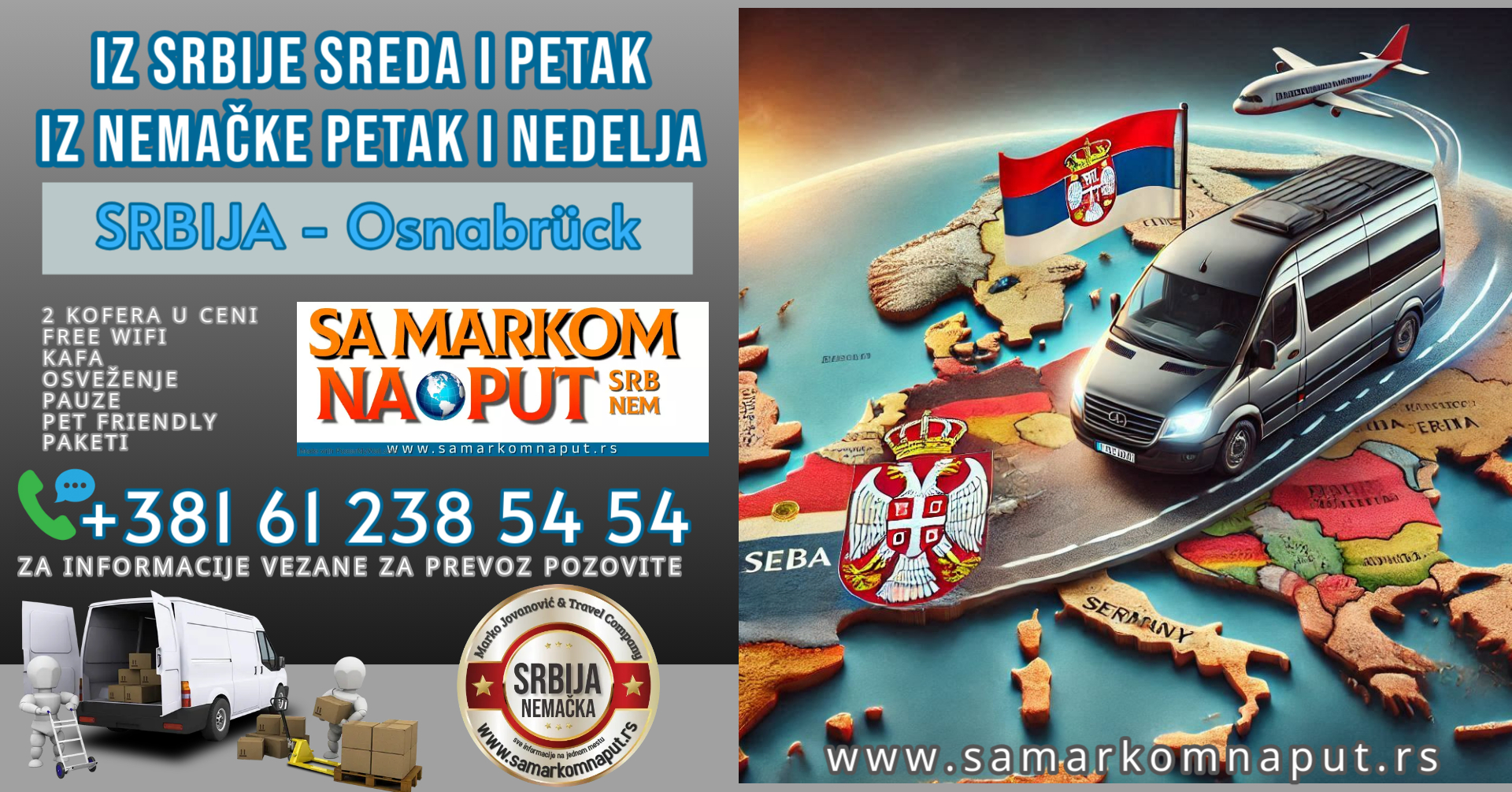 SRBIJA – Osnabrück Kombi Prevoz – SA MARKOM NA PUT